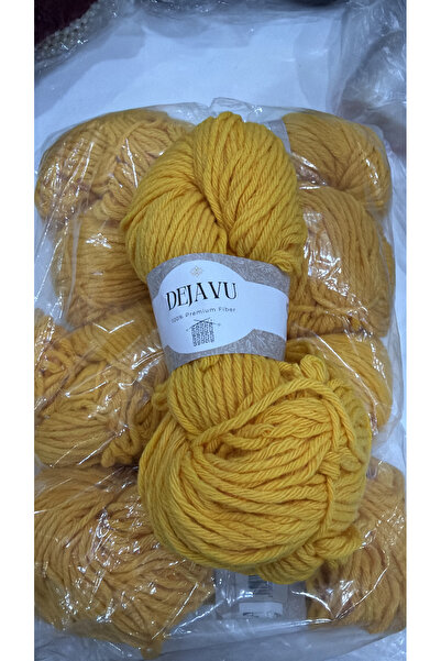 Etrofil yün çile ip (500 gram) sarı