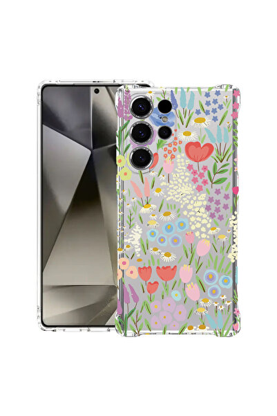 bestcase Αντικραδασμική Θήκη για Samsung Galaxy S23 Ultra, Φλοράλ - Πολύχρωμη...