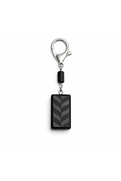 HÜNERTAŞ Oltu Black Line Keychain