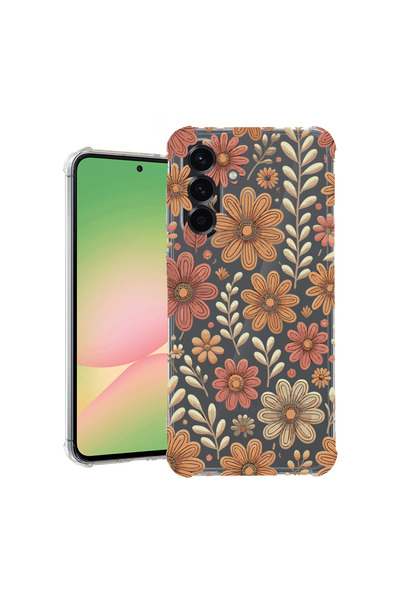 bestcase Αντικραδασμική Θήκη για Samsung Galaxy A55, Φλοράλ Φθινοπωρινό Σχέδι...