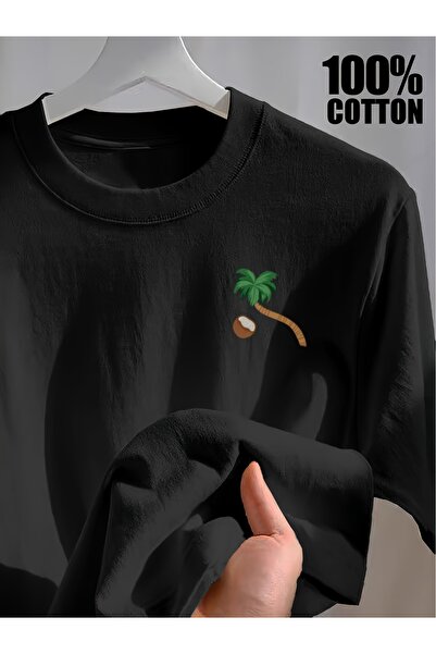 yiou trendy clothing قميص يونيسكس 100% قطن - طباعة رقمية ثلاثية الأبعاد، قابل...