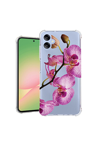 bestcase Αντικραδασμική Θήκη για Samsung Galaxy A06 4G, Φλοράλ - Ροζ Ορχιδέα,...