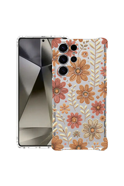 bestcase Αντικραδασμική Θήκη για Samsung Galaxy S23 Ultra, Φλοράλ Αισθητική Φ...