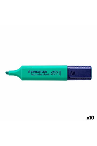 Staedtler Textsurfer Κλασικό Τιρκουάζ Μαρκαδόρος Υπογράμμισης (10 Τεμάχια)