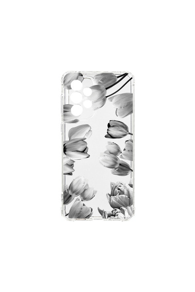 bestcase Husă antișoc pentru Samsung Galaxy A52, Florală - Lalea Neagră, 1118...