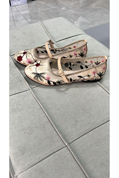AZR Embroidered Ballet Flats New Season Model