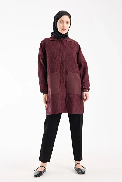 Invee قبعة ستراتا قصيرة 7207 أحمر داكن