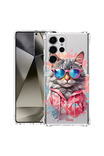 bestcase Αντικραδασμική Θήκη για Samsung Galaxy S23 Ultra, Γάτα Shopping Quee...