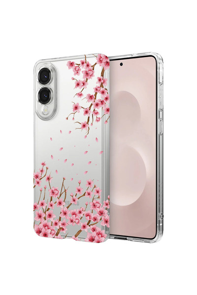 bestcase Αντικραδασμική Θήκη για Samsung Galaxy S25 Edge, Φλοράλ - Ροζ Άνθος ...