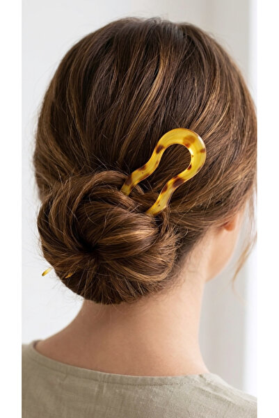 iky aksesuar Κούμπωμα με σχέδιο λεοπάρ και κόκκαλο 13 εκ.