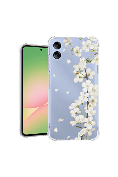 bestcase Αντικραδασμική Θήκη για Samsung Galaxy A07, Φλοράλ - Αισθητικό Λευκό...