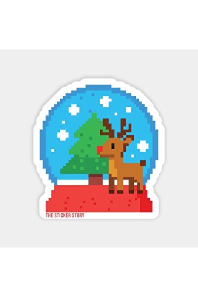 The Sticker Story. ملصق عيد الميلاد من سكيوبي سفن تي إم إس بيكسيل