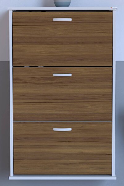 Varbi Ayakkabılık (72 cm) Asma 3 Düşer Kapaklı 6 Raflı (5 Farklı Renk Seçeneği)
