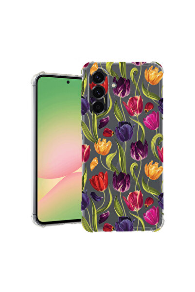 bestcase Αντικραδασμική Θήκη για Samsung Galaxy A55, Φλοράλ - Σχέδιο Τουλίπας...