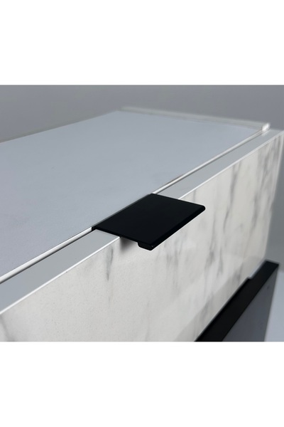 ideadesign furniture accessories 64 mm Mat Siyah Mobilya Kulp , Vidalı Çekmec...