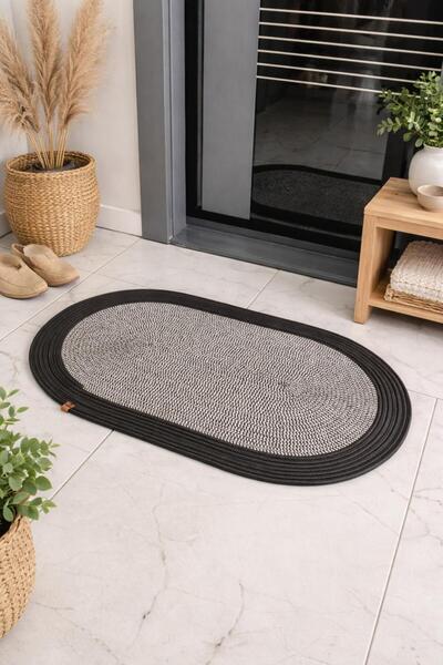 naylişhome πόρτα με ψάθινο τρίκοτο από γιούτα, μπάνιο. Η κουζίνα. Σαλόνι. Χαλ...