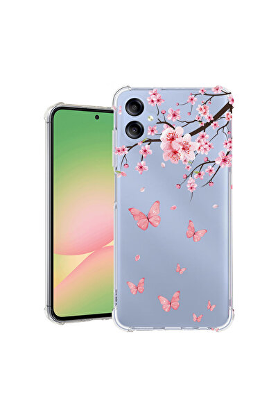 bestcase Αντικραδασμική Θήκη για Samsung Galaxy A06 4G, Ροζ Άνθη Κερασιάς & Π...