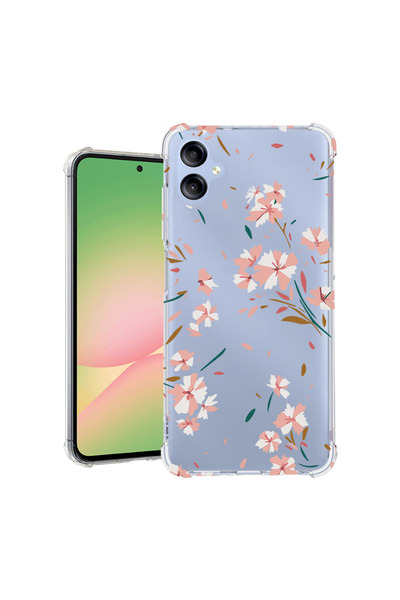 bestcase Αντικραδασμική Θήκη για Samsung Galaxy A07, Φλοράλ - Παστέλ Ροζ, 205...