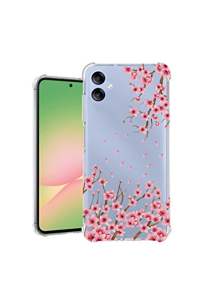 bestcase Αντικραδασμική Θήκη για Samsung Galaxy A07, Φλοράλ - Ροζ Άνθος Κερασ...