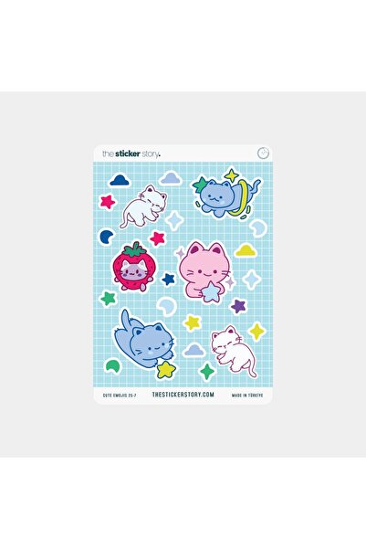 The Sticker Story. سلسلة أيقونات كات مينيس