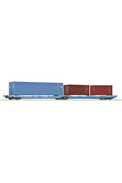 Roco Double Container Wagon Sdggmrs 738/T3000