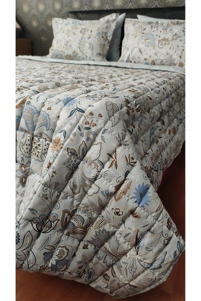 AYBERK HOME TEXTİLE Ezgi̇ Four Seasons Quilted Double Duvet Cover Set