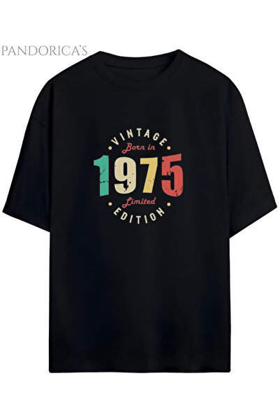 Grafftee Clothing Tricou unisex din bumbac din seria Pandorica's Vintage 1975...