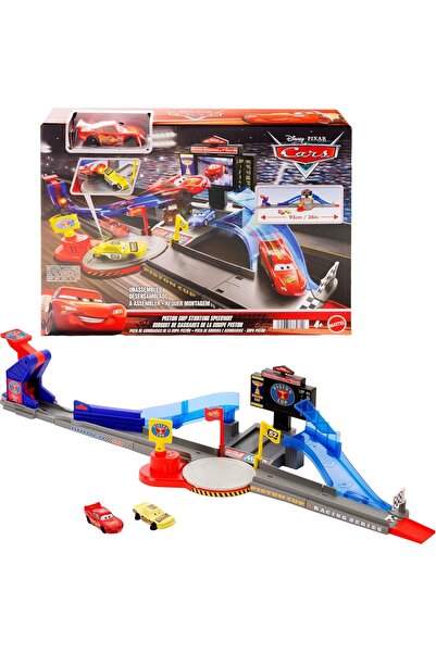 mattel مجموعة ألعاب ديزني كارز بيستون كاب ستنتنج سبيدواي