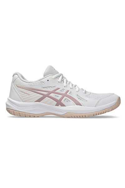 Asics Upcourt 6 Γυναικεία Λευκά Παπούτσια Βόλεϊ 1072A107-104