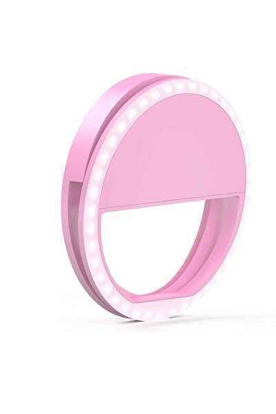 Shopi مصباح تجميل LED RGB صغير قابل للتثبيت على الهاتف الذكي مع حلقة سيلفي وب...