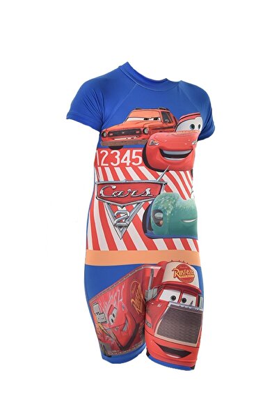 Gülersan Tekstil Boy's Swimsuit with Swimming Cap as a Gift