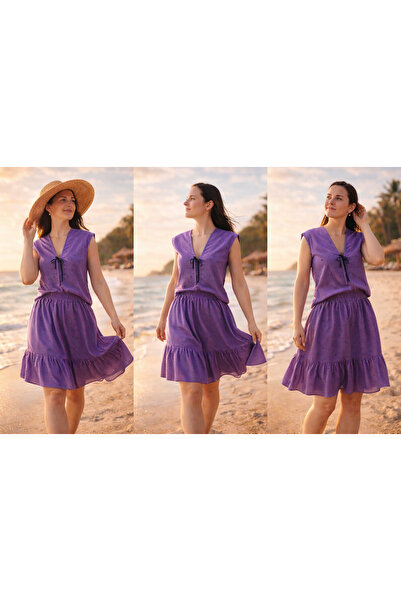 Liliang collection Lila kısa etek