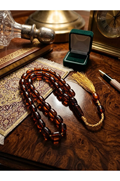Anemore Collection ATEŞ KEHRİBAR TESBİH DE CULOARE MIERESE