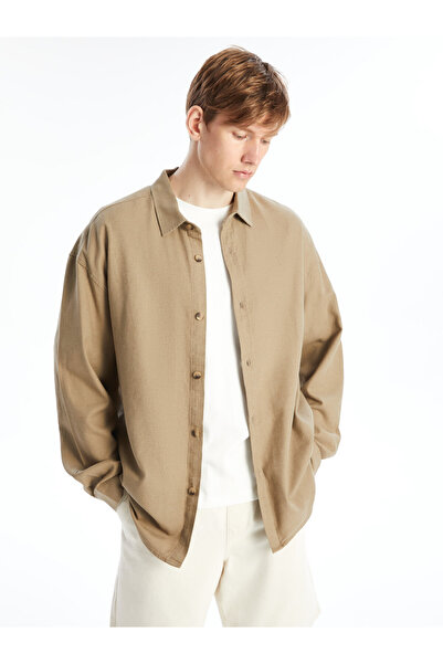 LC Waikiki Relaxed Fit Long Sleeve Men's Shirt