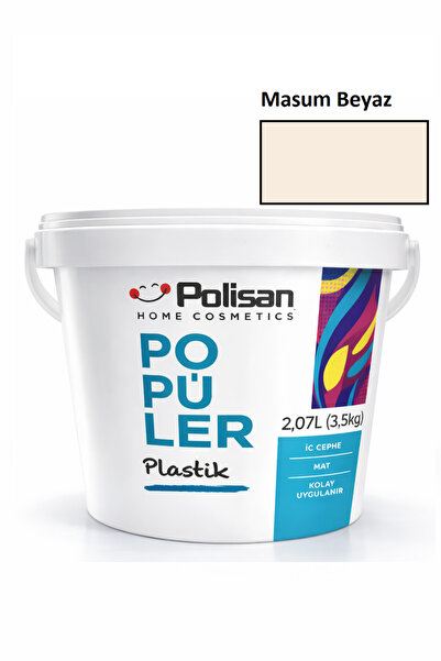 Polisan Popüler Plastik 3.5 Kg İç Cephe Boyası – Ekonomik & Kolay Uygulama - ...