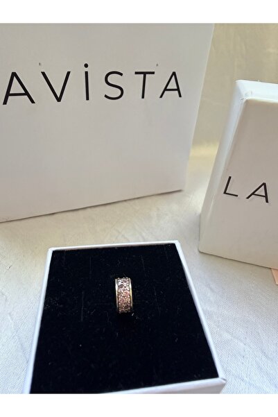 Lavista Silver Taşlı Pavee Gümüş Charm’ı