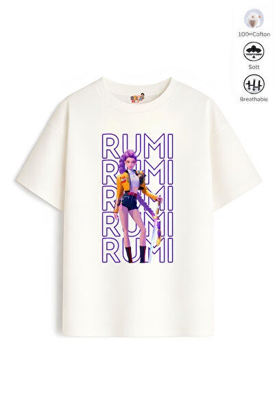 Belya Kids Wear Tricou oversize pentru fete Full Mold Hun Design 9