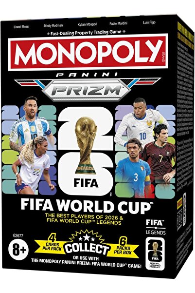 Monopoly Panini Prizm: FIFA World Cup Trading Cards Booster Box