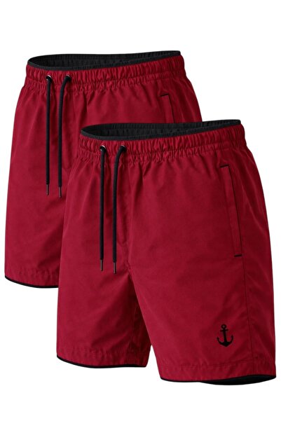 pandy Σετ 2 τεμαχίων: Πολύχρωμα μαγιό με φερμουάρ στις τσέπες και επένδυση