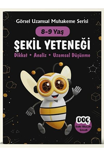 Dahi Olacak Çocuk Yayınları Şekil Yeteneği 8-9 Yaş