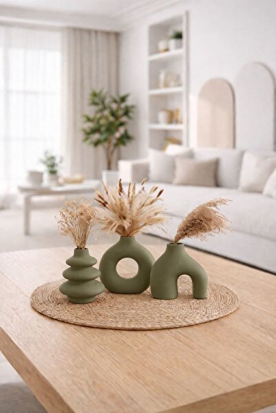 rufhomedesign Βάζο 3 τεμαχίων σε σκανδιναβικό στυλ Μποέμικο μινιμαλιστικό (11...