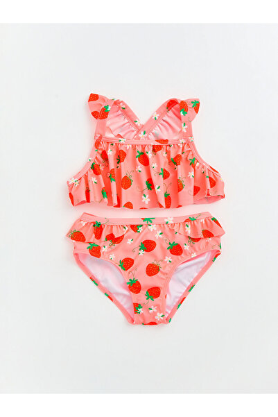 LC Waikiki Комплект бикини - Розово - Графика