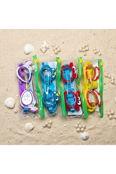 Generic Γυαλιά κολύμβησης με μασκότ για παιδιά - Τυχαίο σχέδιο