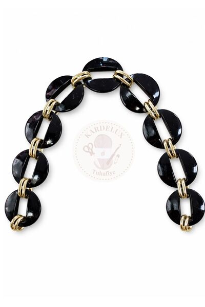 Kardelux Ακρυλική αλυσίδα για τσάντα-Λαβή-Ιμάντας-40εκ.-Ιμάντας ώμου για τσάντα