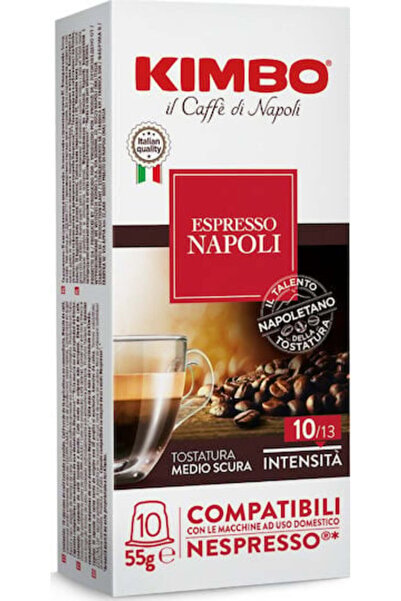 Kimbo Εσπρέσο Νάπολι – Κάψουλες συμβατές με Nespresso, 10 τεμάχια