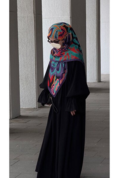 Qalortex Scarf وشاح قطني ناعم بنمط مهرا-كارما