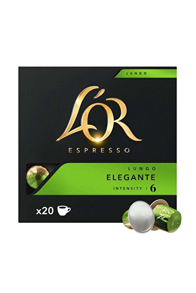 L'OR Κάψουλες Espresso Lungo Elegante – 20 κάψουλες συμβατές με Nespresso
