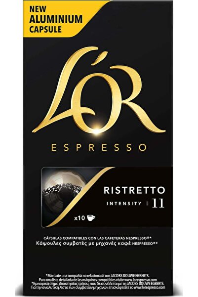 L'OR Κάψουλες Espresso Ristretto Συμβατές με Μηχανές Nespresso – 10 Κάψουλες