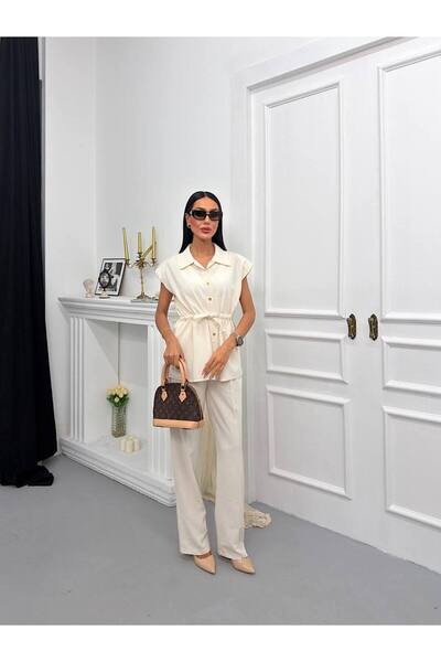 aytenli Σετ δύο τεμαχίων - Κρέμα - Regular