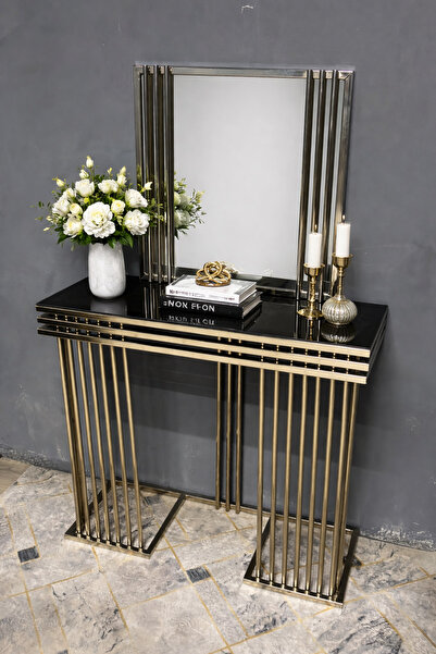 Furnia Kapadokya Gold Kromajlı Dresuar
